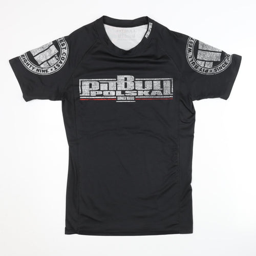 Pit Bull Men's Black Athletic T-Shirt - Medium