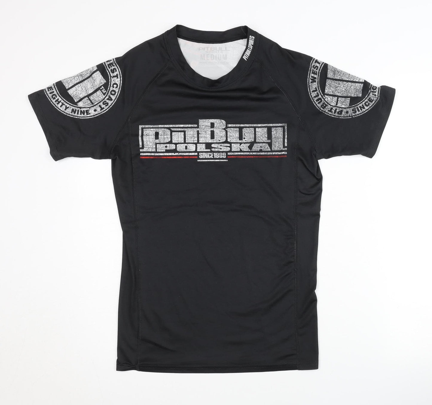 Pit Bull Men's Black Athletic T-Shirt - Medium