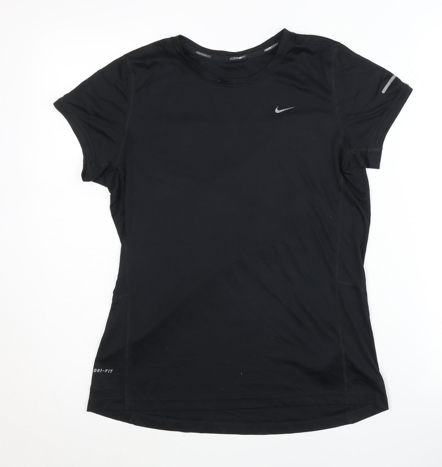 Nike Women's Black T-Shirt M Athletic Fit