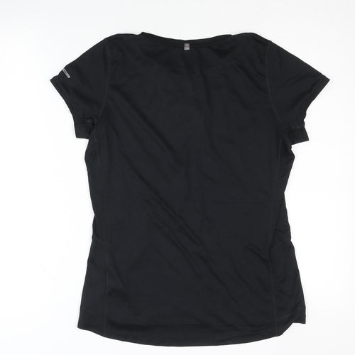 Nike Women's Black T-Shirt M Athletic Fit