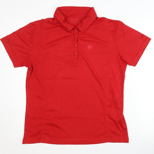 Northland Women's Red Polo Shirt Size 16