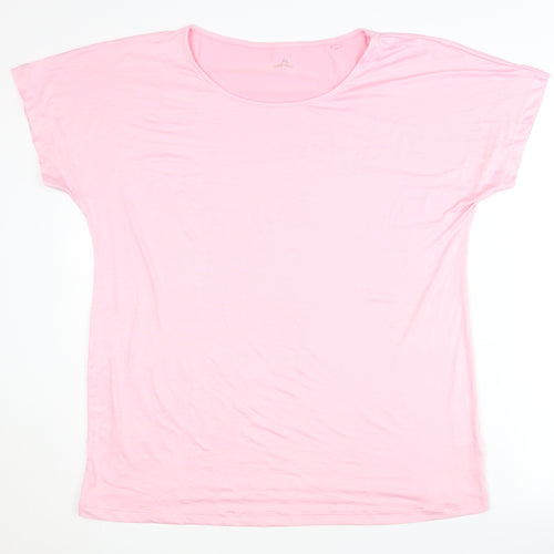 Active Touch Women's Pink T-Shirt Large