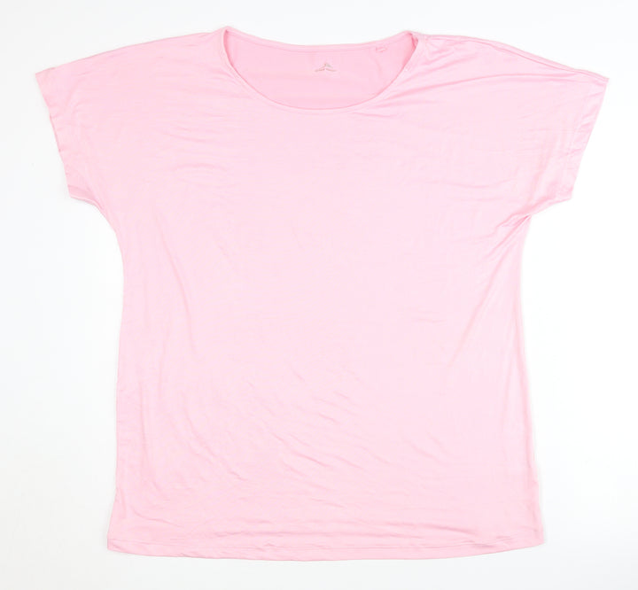 Active Touch Women's Pink T-Shirt Large