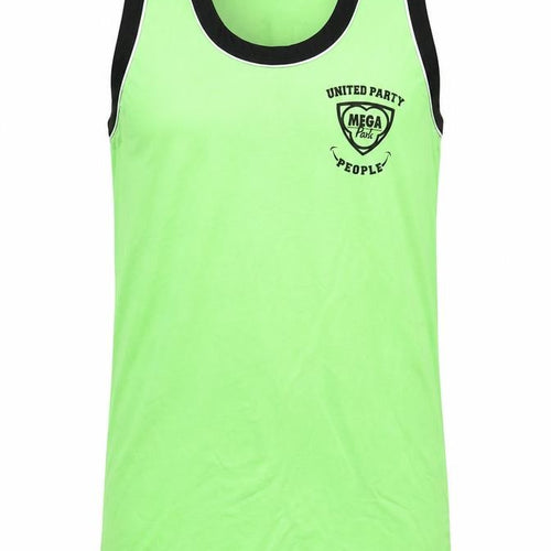 Mega Park Men's Green Tank Top L Gym Wear