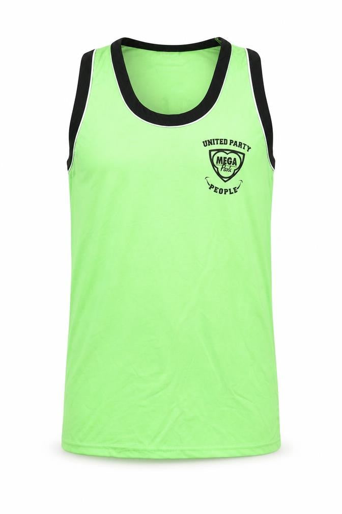 Mega Park Men's Green Tank Top L Gym Wear