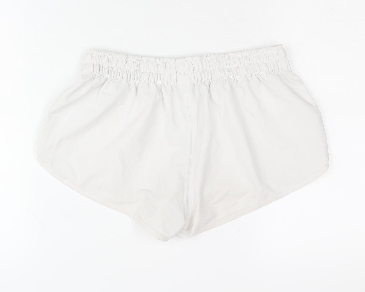 Women's White Athletic Gym Shorts Size 6 for Activewear