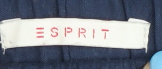 Esprit Women's Blue Striped Athletic Shorts XS