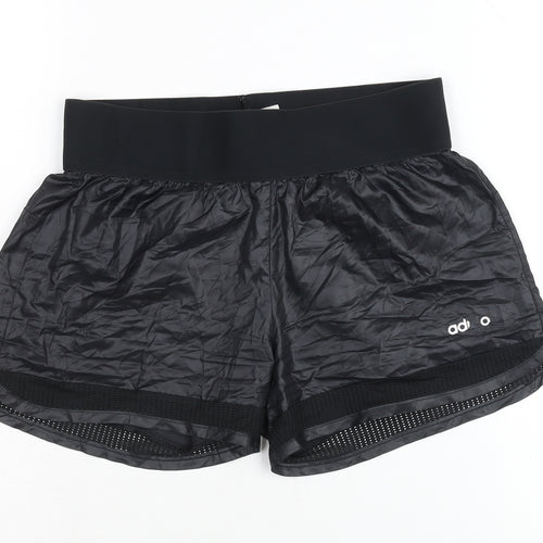 Adidas Girls Black Athletic Shorts 11-12 Years Lightweight