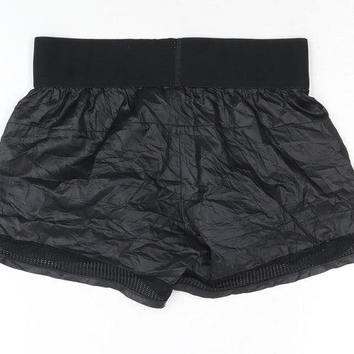 Adidas Girls Black Athletic Shorts 11-12 Years Lightweight
