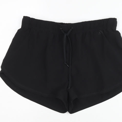 H&M Women's Black Athletic Shorts Size UK 8