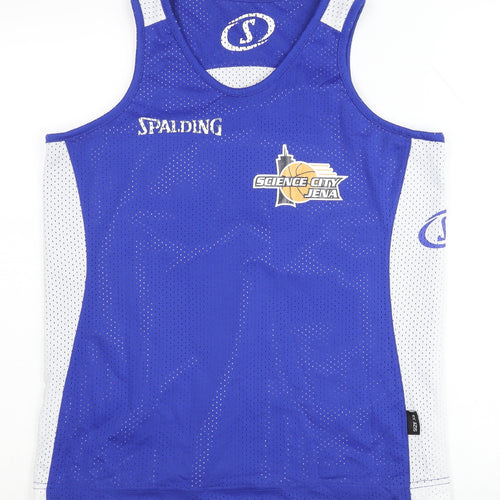 Spalding Men's XS Blue Basketball Tank Jersey