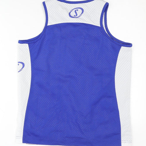 Spalding Men's XS Blue Basketball Tank Jersey