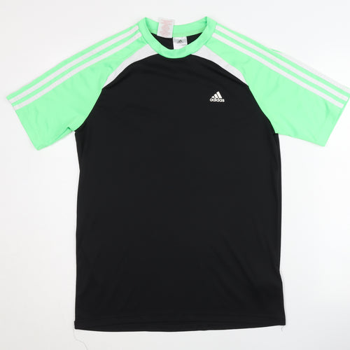 Adidas Boys Black T-Shirt 15-16 Years for Gym & Training