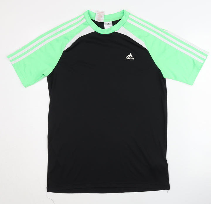 Adidas Boys Black T-Shirt 15-16 Years for Gym & Training