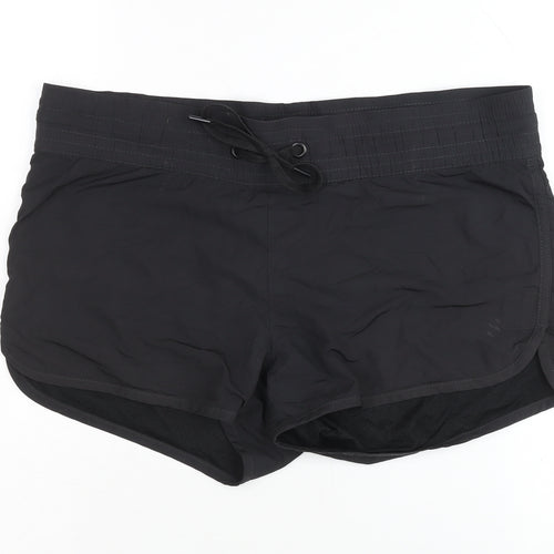 H&M Women's Black Athletic Shorts Size 8 for Gym & Yoga