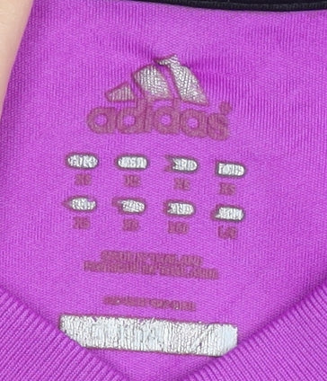 Adidas Men's Purple Gym Jersey Tee, Size M