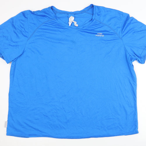 Decathlon Unisex Blue 3XL T-Shirt, Relaxed Fit
