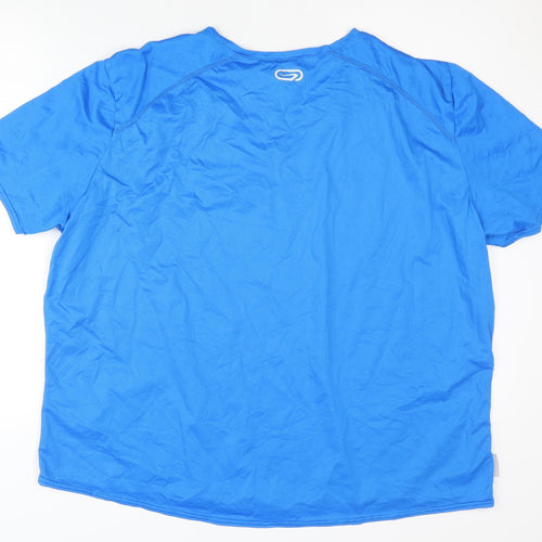 Decathlon Unisex Blue 3XL T-Shirt, Relaxed Fit