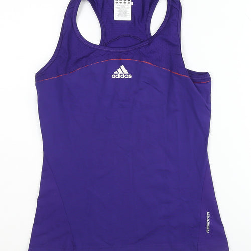 Adidas Women's Purple Tank Top Size 12 Athletic Fit