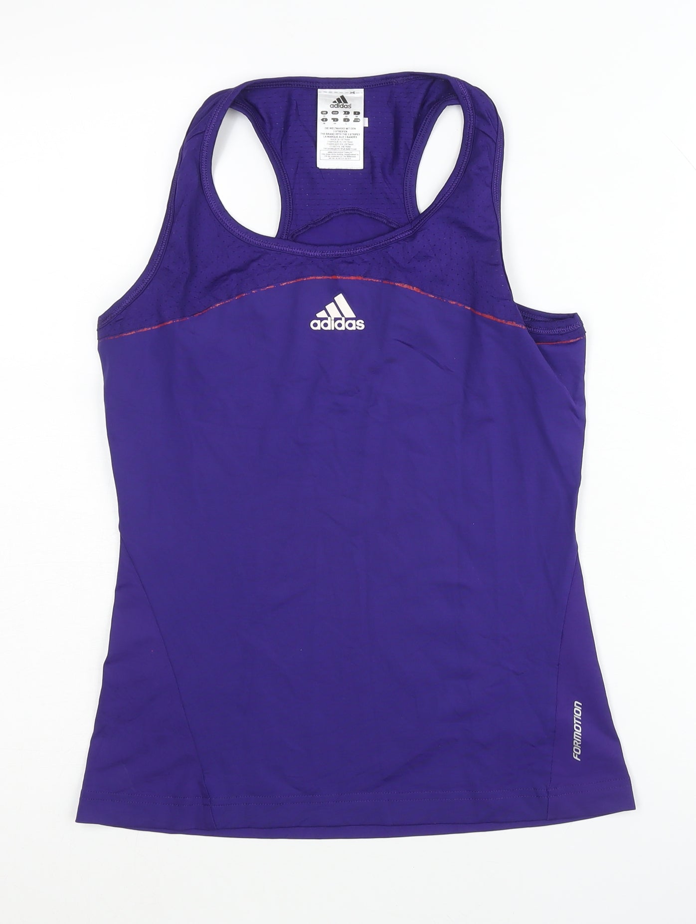 Adidas Women's Purple Tank Top Size 12 Athletic Fit