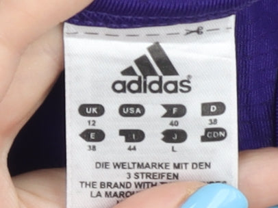 Adidas Women's Purple Tank Top Size 12 Athletic Fit