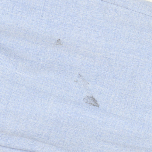 Marks and Spencer Men's Blue Slim Fit Trousers