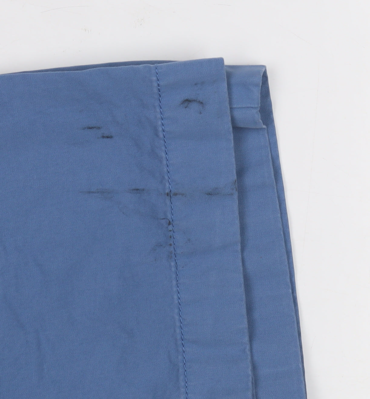 Marks and Spencer Men's Blue Slim Fit Chino Trousers