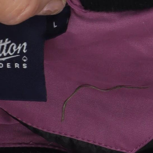 Cotton Traders Women's Purple Hooded Zip Jacket L
