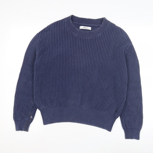 Replay Women's Blue Pullover Jumper - M
