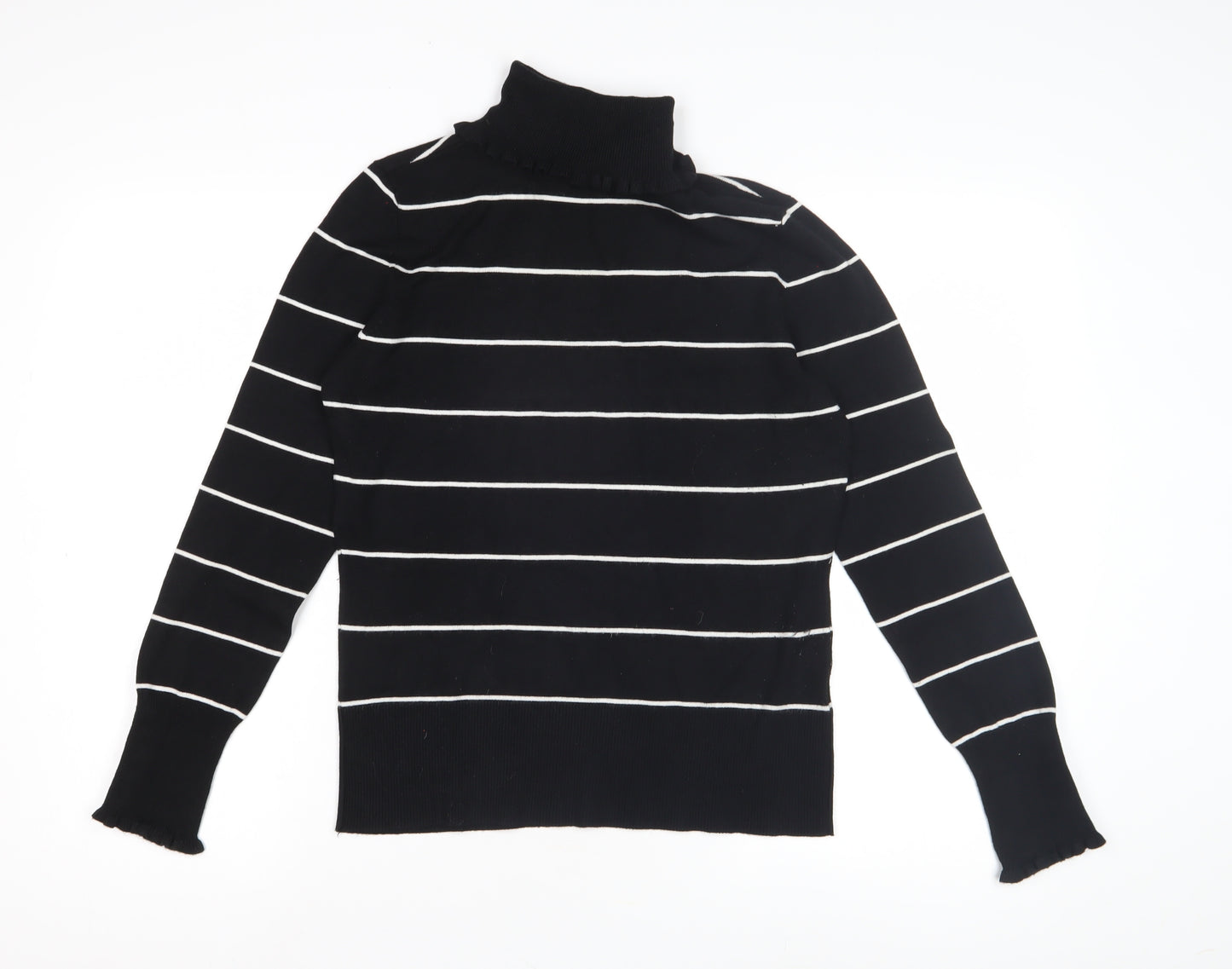 Linea Women's Black Roll Neck Pullover Jumper M