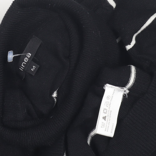 Linea Women's Black Roll Neck Pullover Jumper M