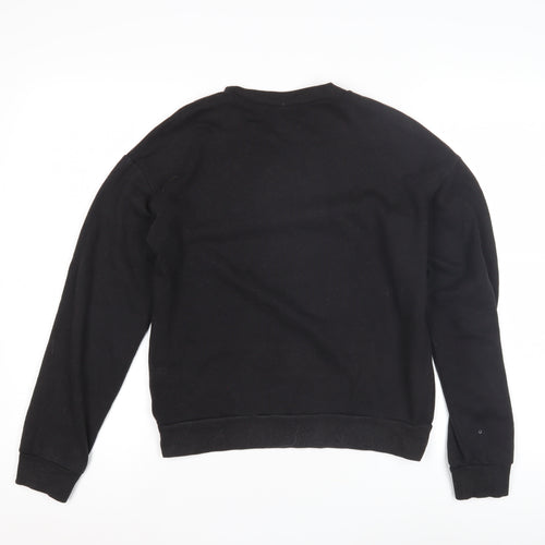 H&M Women’s Black Pullover Sweatshirt, S, Disney Theme