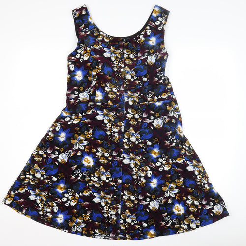 Joe Browns Women's Multicoloured Floral Fit & Flare Dress