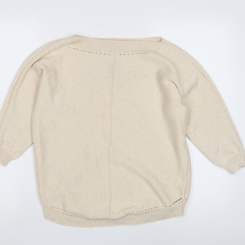 Bonmarché Women's Beige Medium Jumper