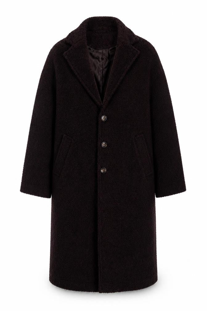 Collusion Women's Black XS Mid-Length Coat