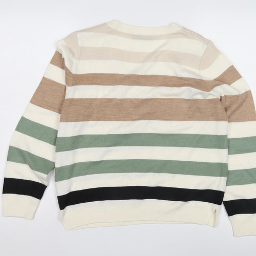 Marks and Spencer Women's Striped Pullover Jumper M