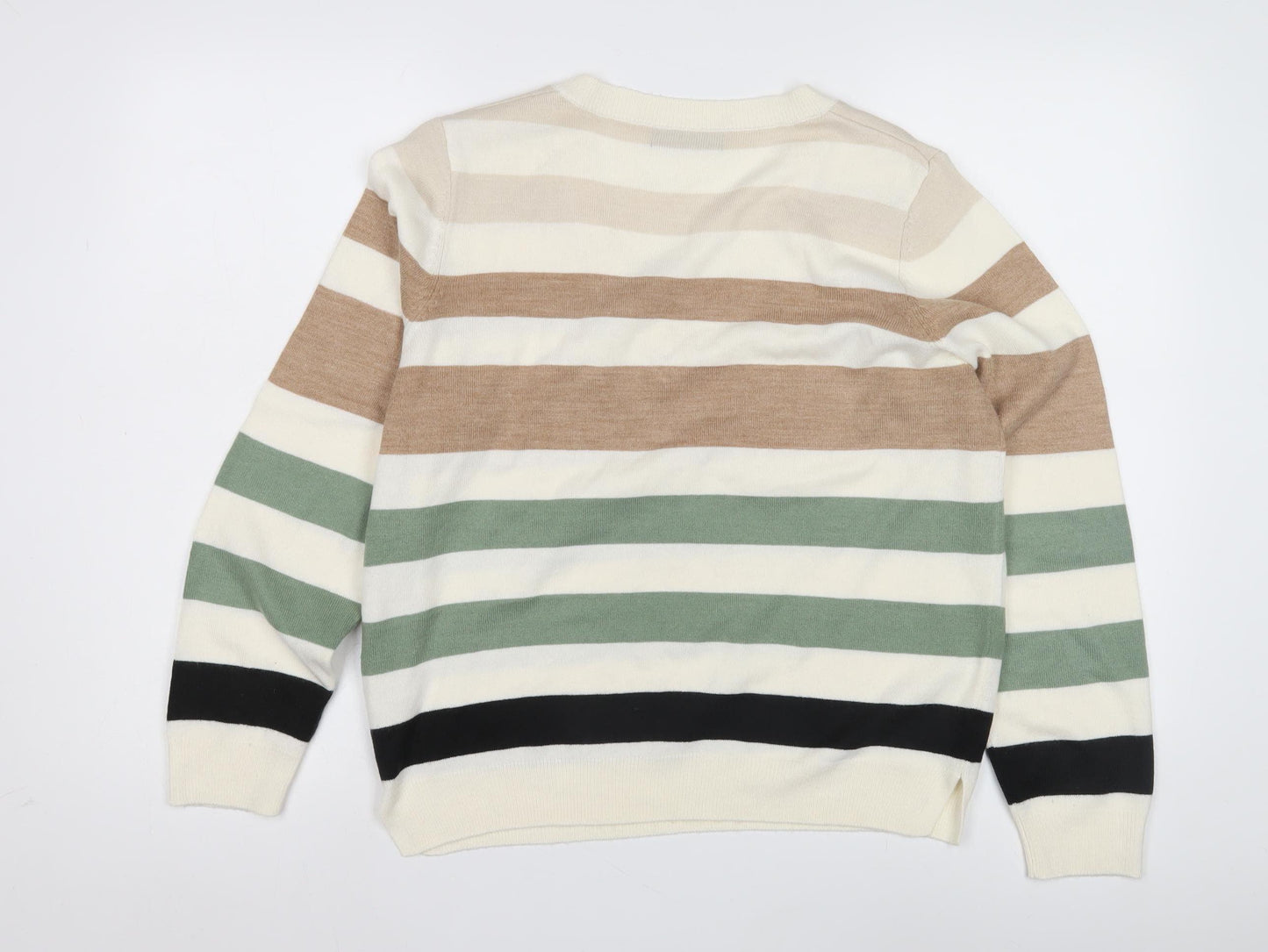 Marks and Spencer Women's Striped Pullover Jumper M