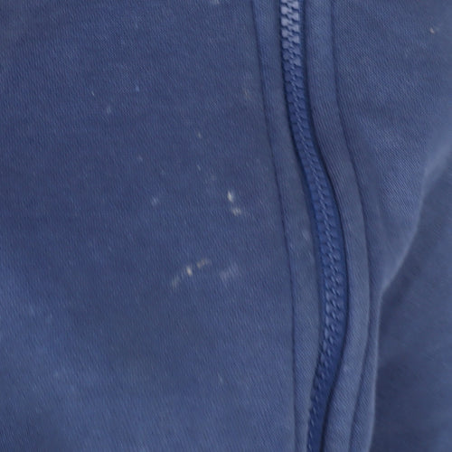 adidas Men's Blue L Basic Jacket, Size L, Casual Zip