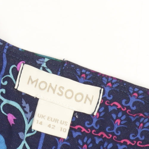 Monsoon Women's Multicoloured Patchwork Shift Dress