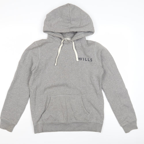 Jack Wills Women’s Grey Pullover Hoodie Size 6
