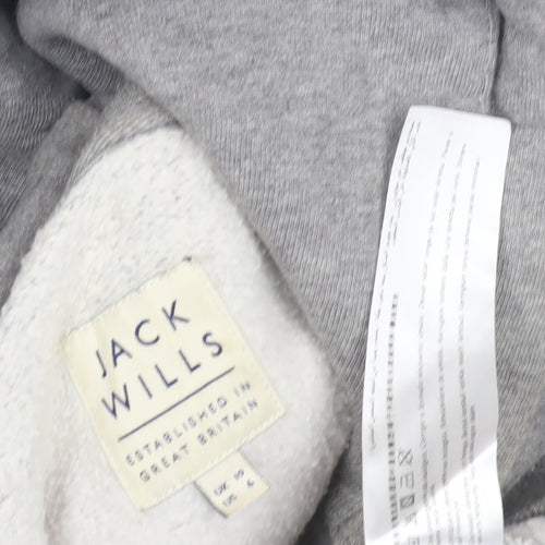 Jack Wills Women’s Grey Pullover Hoodie Size 6