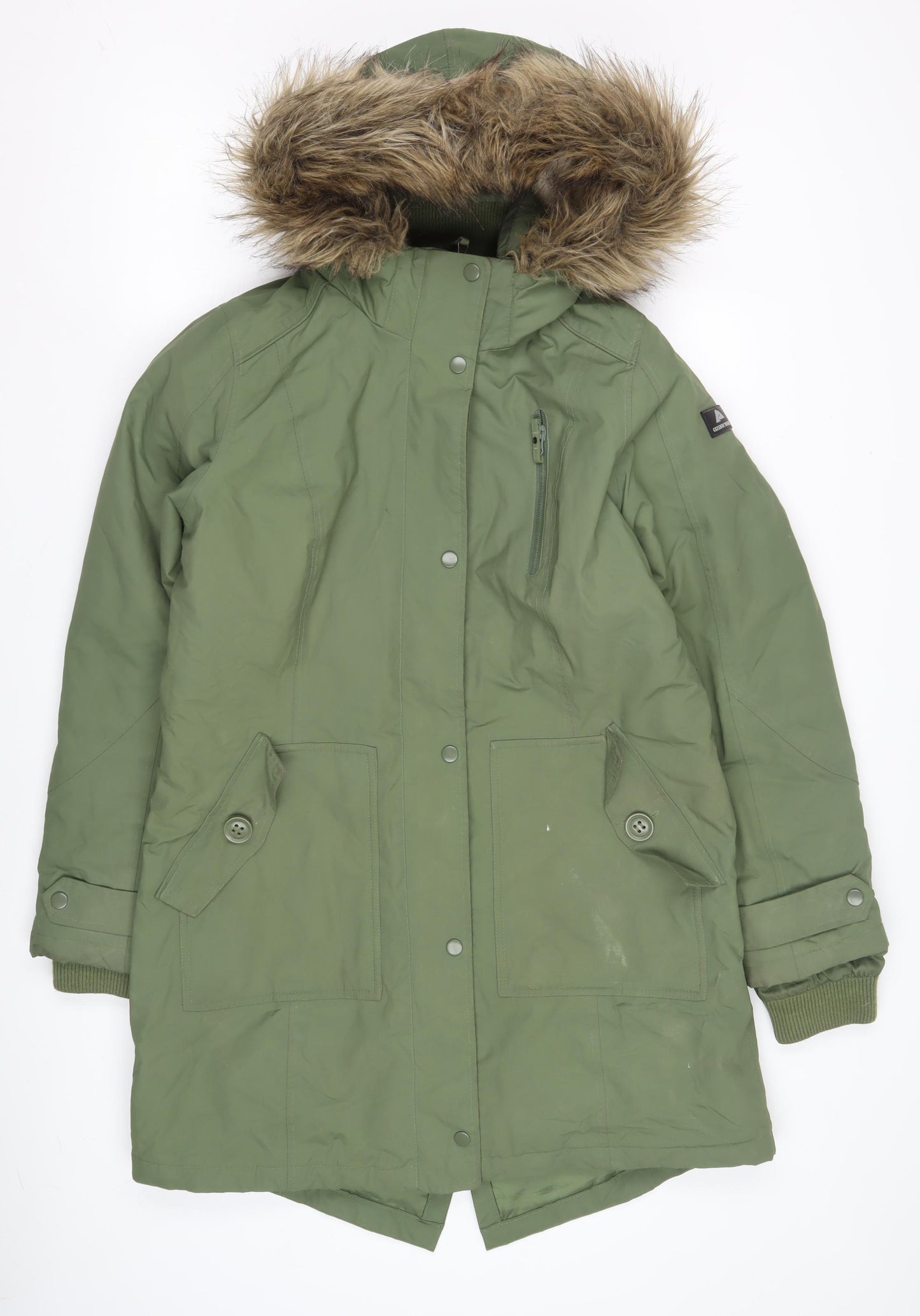 Ozark Trail Women's Green Parka Coat Size 12