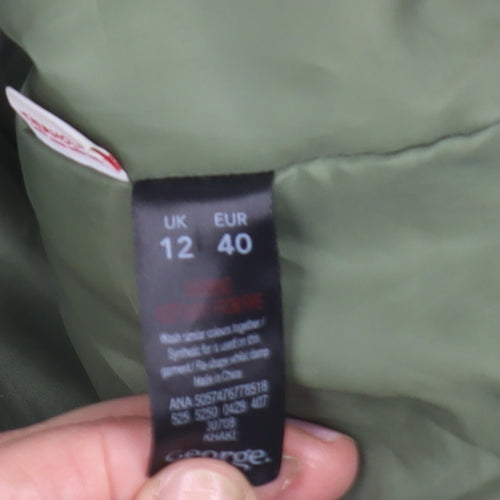 Ozark Trail Women's Green Parka Coat Size 12