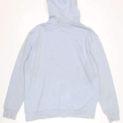 Disney Women's Blue Pullover Hoodie, L, Cartoon Character
