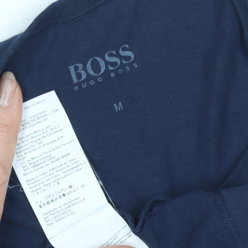 Hugo Boss Men's Blue Crew Neck T-Shirt - M