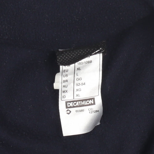Decathlon Unisex XL Black Fleece Jacket