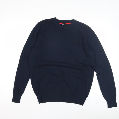 Diesel Mens Blue Pullover Jumper S - Casual Knitwear