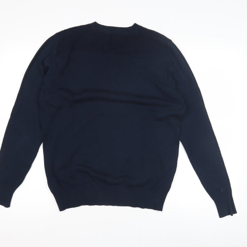 Diesel Mens Blue Pullover Jumper S - Casual Knitwear
