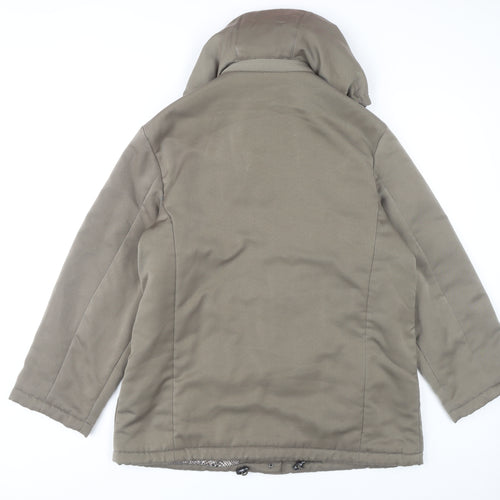 Outer Layer Women's Brown Parka Jacket, Size 16