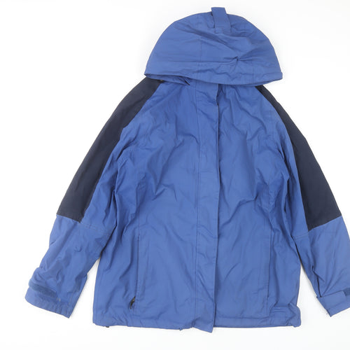Regatta Women's Waterproof Blue Rain Jacket Size 14